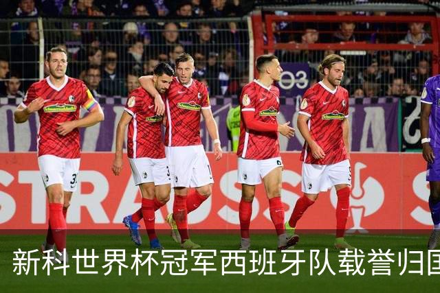 新科世界杯冠军西班牙队载誉归国，从王室宫殿到街头广场，西班牙队用一天时间将举国悲喜凝聚为一场红色狂欢。